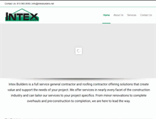 Tablet Screenshot of intexbuilders.net